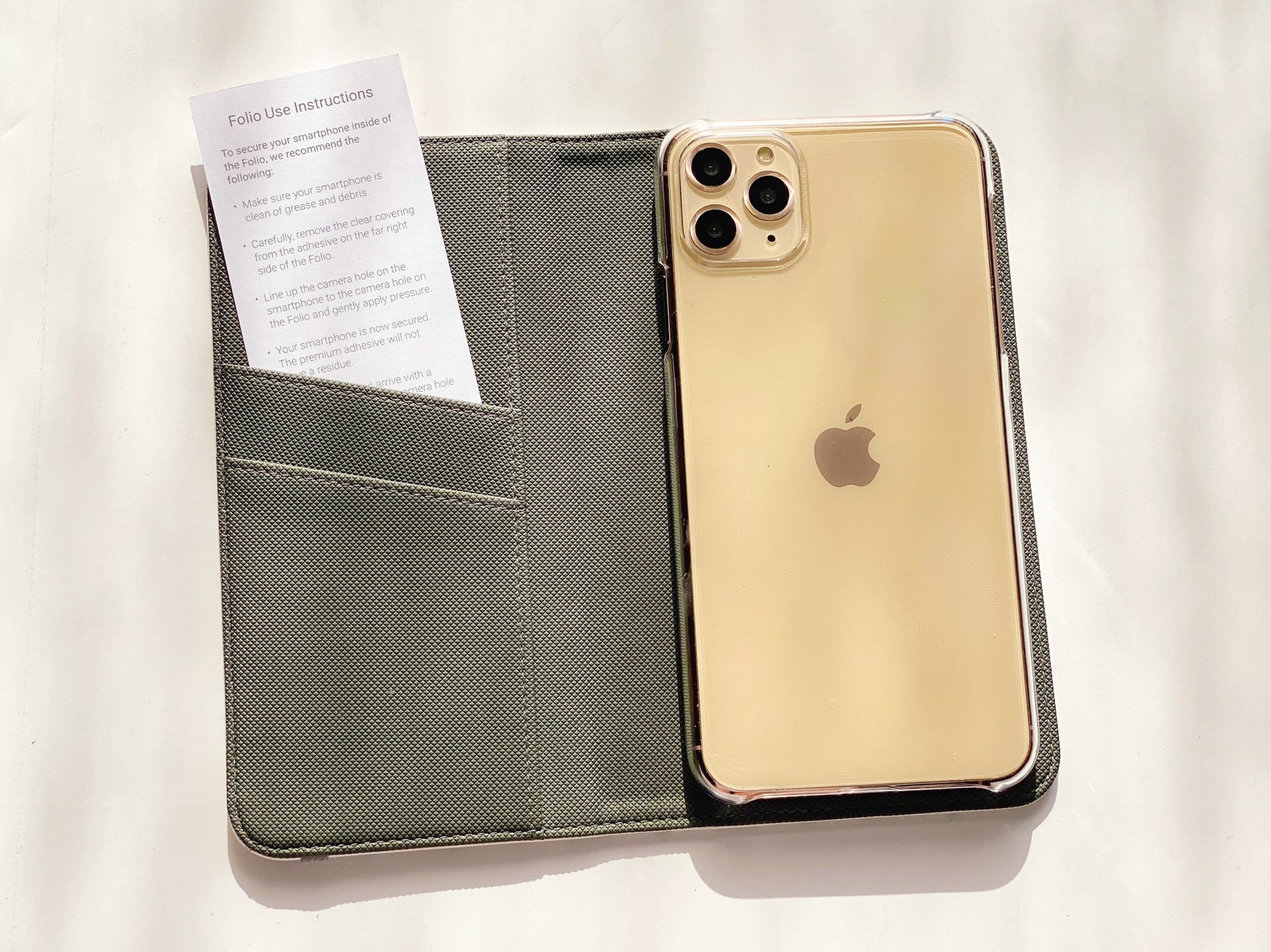 Opal Marble iPhone Case Wallet For iPhone 12 Mini 11 Pro Max | Etsy