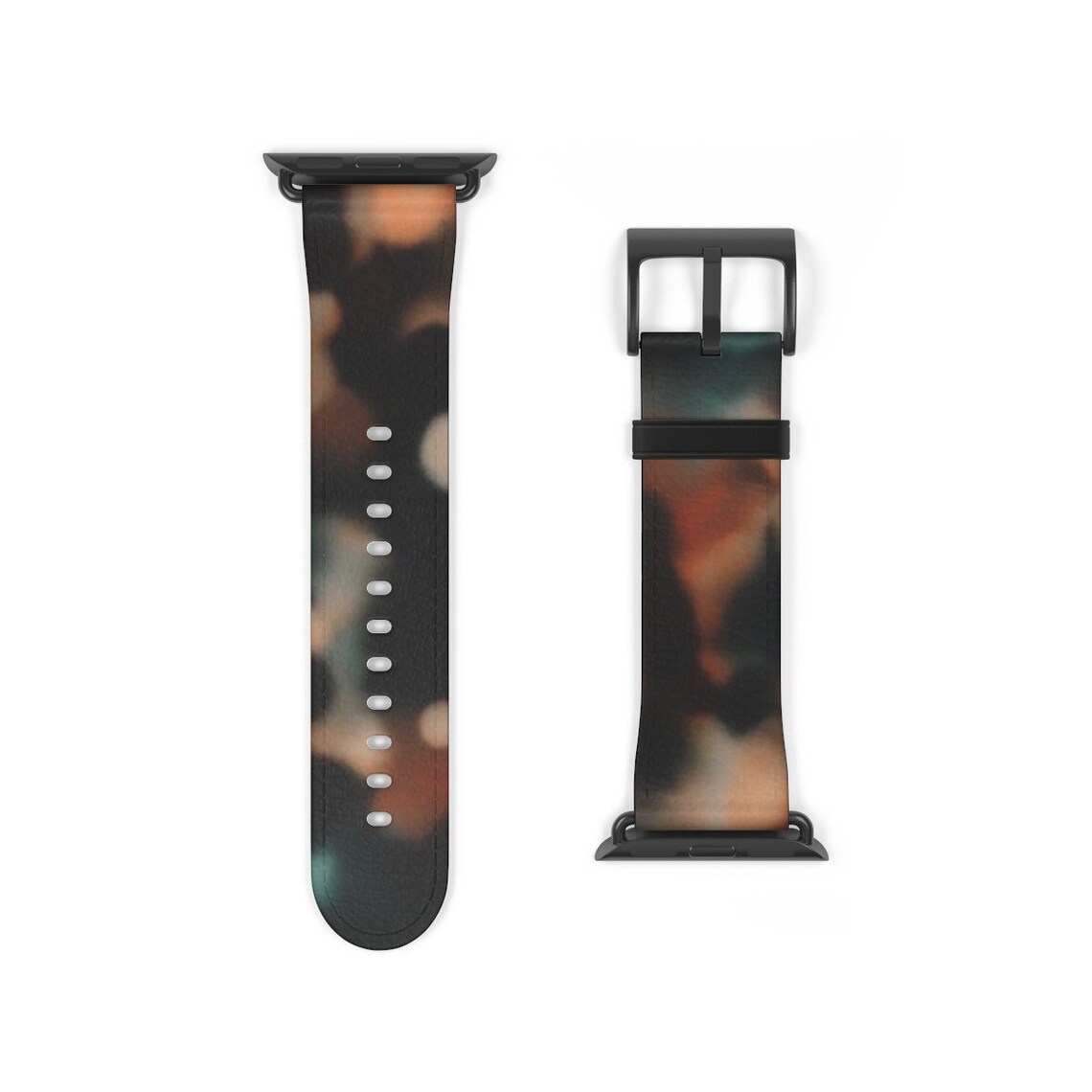 Tortoise Shell Print Apple Watch Band 40mm Slight Teal iWatch Etsy