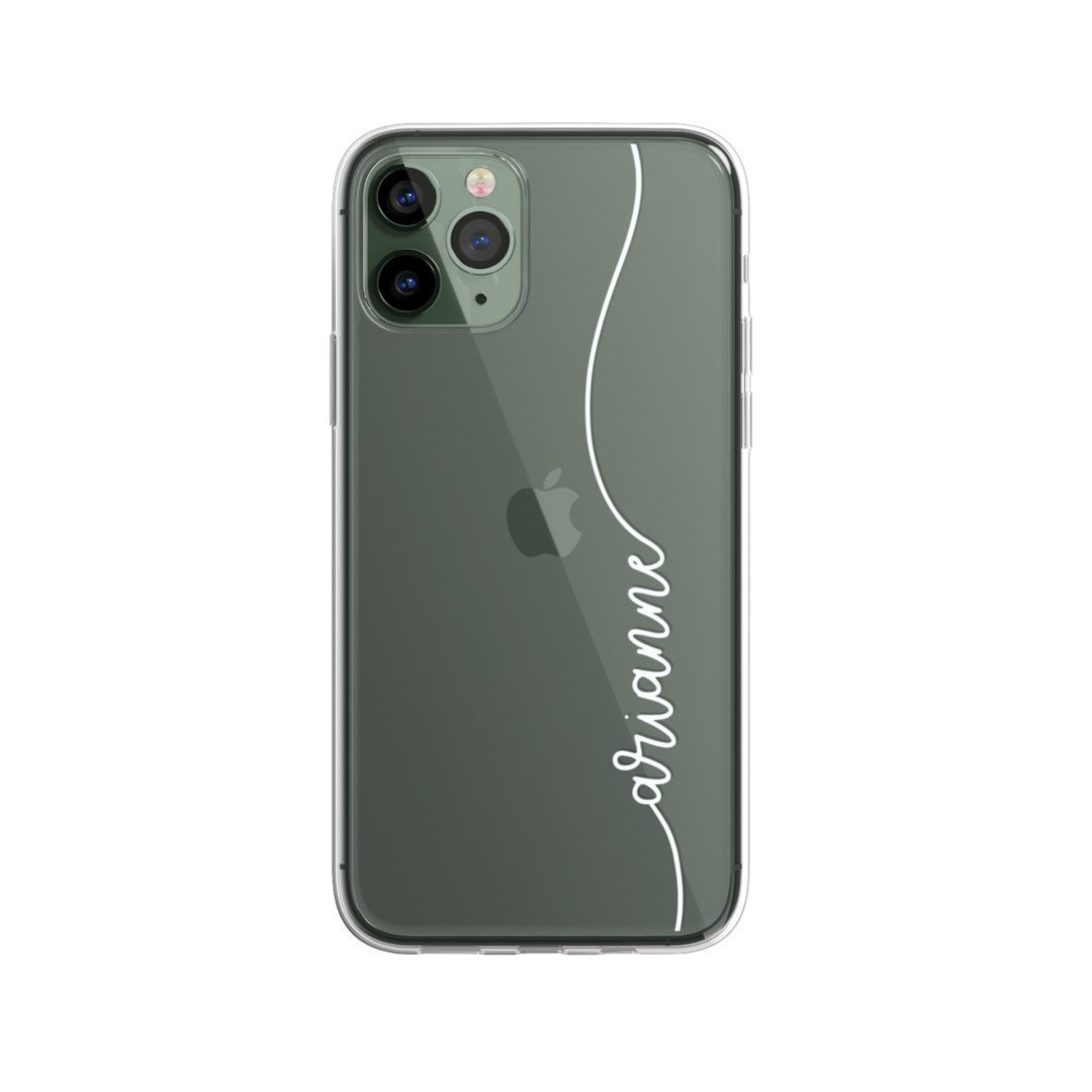 Custom Cursive Name Clear Phone Case For Iphone 13 Mini 7 8 Se Etsy Singapore