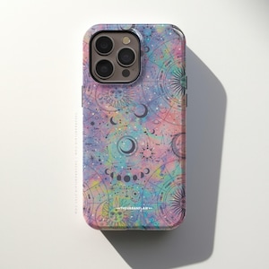 Pastel Zodiac Phone Case For iPhone 17 16 15 14 13 7 8 SE Galaxy S26 S25 Pixel 10 9