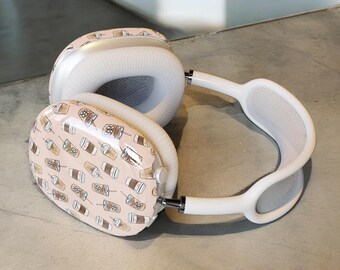 Funda para AirPods Max 2 con diseño de tazas de café / Funda protectora para AirPods Max / Funda protectora para los nuevos auriculares AirPods Max 2 con un diseño estético.