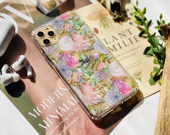 Watercolor Flowers Phone Case For iPhone 17 16 15 14 13 7 8 SE Galaxy S26 S25