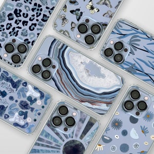 Best Phone Cases For Sierra Blue iPhone 13 Pro and 13 Pro Max, Clear Cases With Designs, Aesthetic Phone Case For iPhone 16 15 14 12 S25 S24