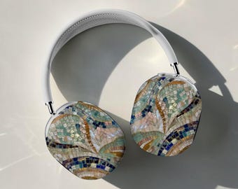 Funda para AirPods Max 2 con estampado de mosaico de diosa marina / Funda protectora a presión para AirPods Max