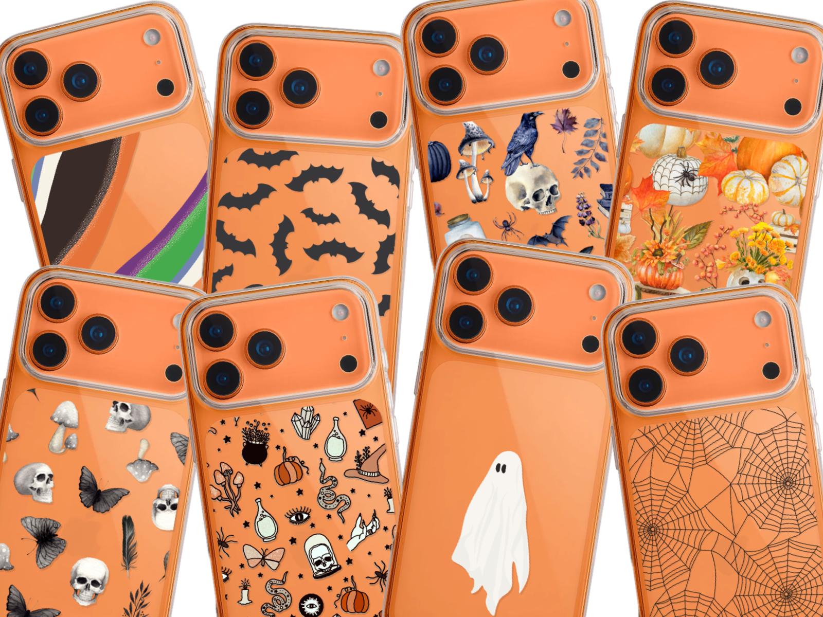 Halloween Phone Case for New Cosmic Orange iPhone 17 Pro and 17
