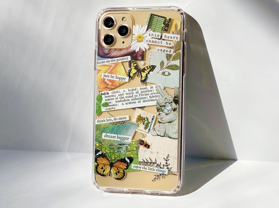 Indie Collage Case Compatible with iPhone 12 Pro Max,Aesthetic Art