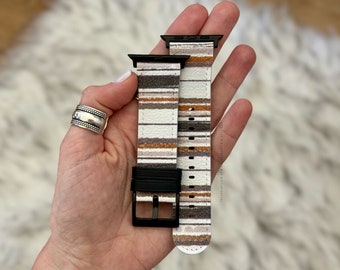 Boho Stripes Apple Watch Band For Series 3 4 5 6 7 8 9 10 11 SE Ultra 38mm 40mm 41mm 42mm 44mm 45mm 46mm 49mm