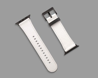 Simple Solid White Apple Watch Band For Series 1-12 SE Ultra 3 38mm 40mm 41mm 42mm 44mm 45mm 46mm 49mm Apple Watch Straps