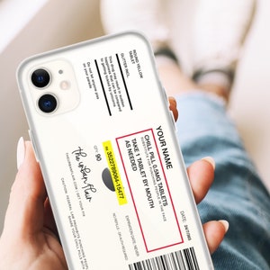 Funny Chill Pill Phone Case Fake Prescription Cover iPhone 16 15 Pro 14 Plus 13 12 Mini 11 X XS 8 Cases Personalizable Custom Name Gift Idea