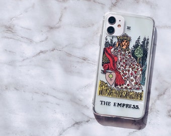 The Empress Tarot Card Phone Case For iPhone 15 Pro 14 Plus 13 Pro Max 12 Mini 7 8 SE 2022 iPhone X XR Cover- On Sale!