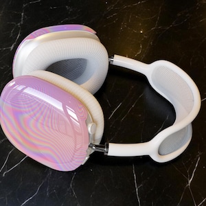 Custodia AirPods Max con stampa Trippy Glitch / Custodia AirPods Max a scatto / Custodia protettiva per cuffie AirPods Max con design estetico