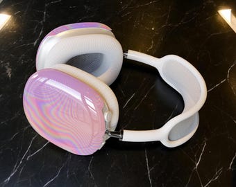 Funda para AirPods Max 2 con estampado psicodélico tipo glitch / Funda protectora para AirPods Max / Funda protectora para auriculares AirPods Max 2 con diseño estético