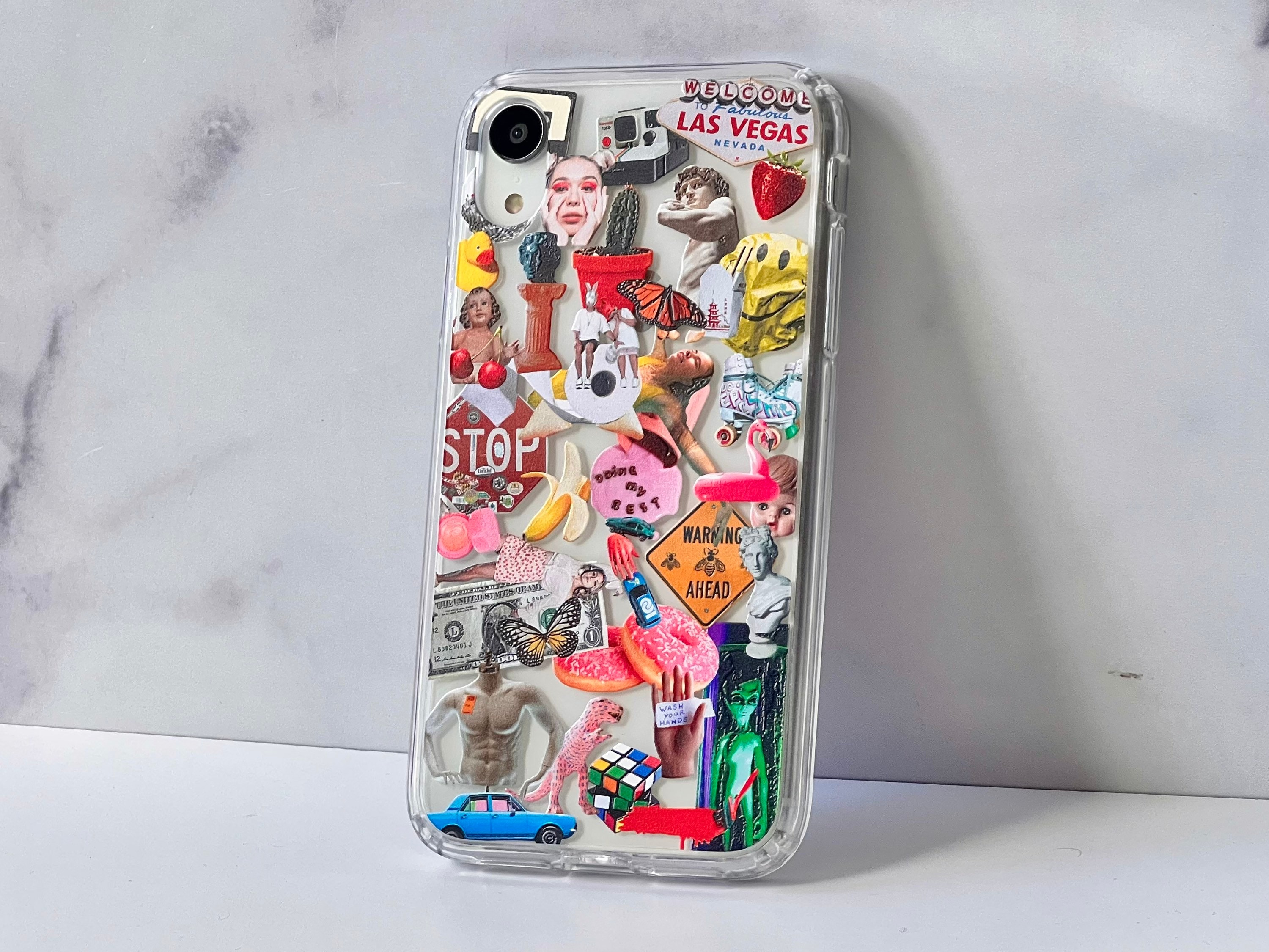 the weirdest collage case for iphone 13 12 mini 11 pro max xr etsy