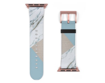 Geometric Marble Apple Watch Band For Series 4 5 6 7 8 9 10 11 SE Ultra 38mm 40mm 41mm 42mm 44mm 45mm 46mm 49mm Apple Watch Straps