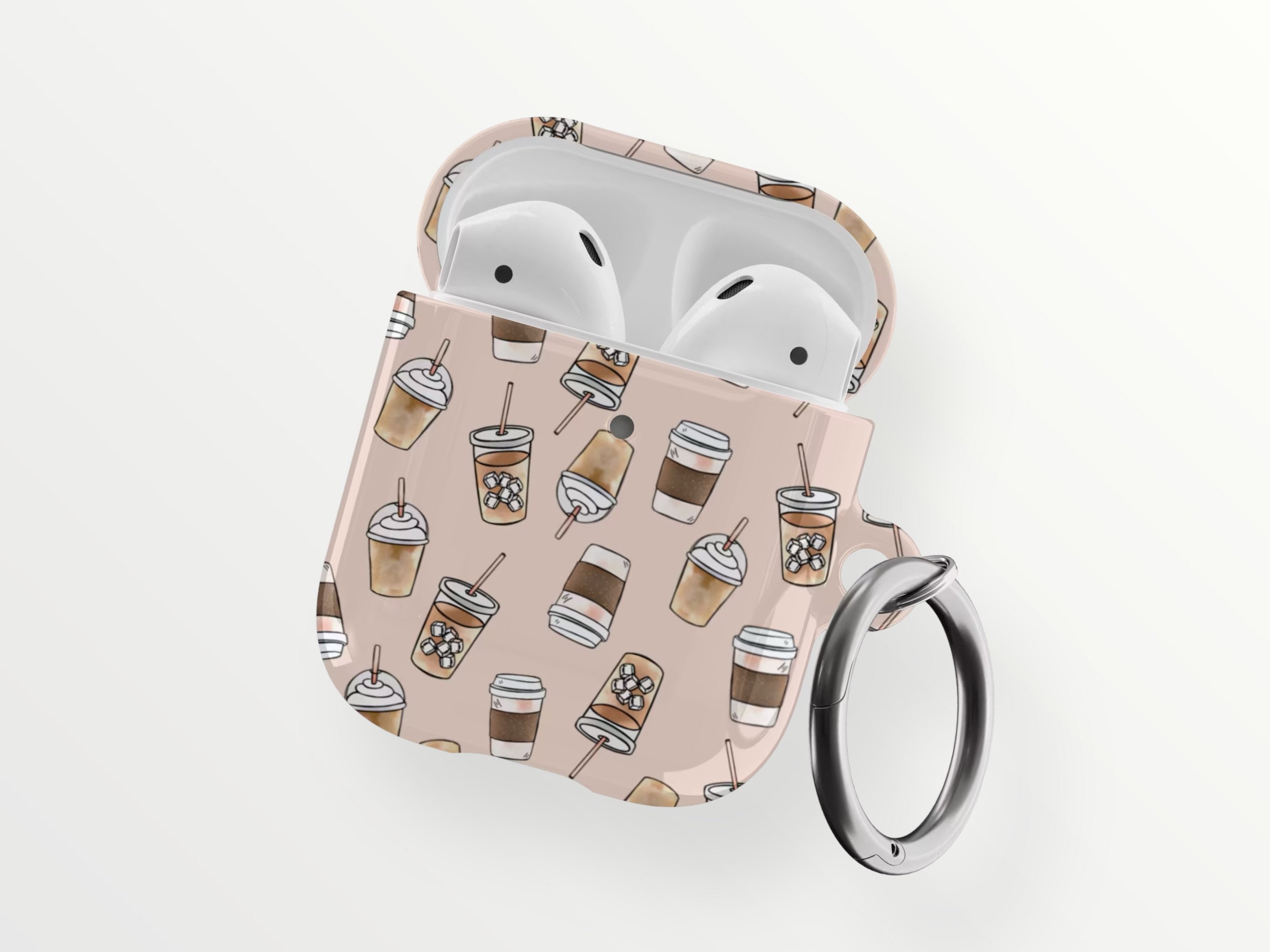 Cute Coffee Airpods Case Aesthetic Air Pods Case Pretty Pink Air