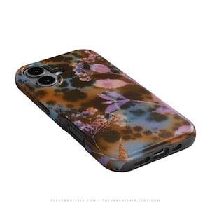 Grunge Watercolor Floral Tough Phone Case - Cover For iPhone 18 Pro Max 17 Air 16e 15 14 13 12, Galaxy S26 Ultra & Pixel 11 Pro XL 10 imagen 5