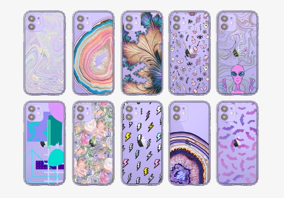 Best Phone Cases for New Purple iPhone 12 and iPhone 12 Mini, Clear Phone  Cases With Designs, Aesthetic Covers for iPhone & Galaxy Devices -   Norway