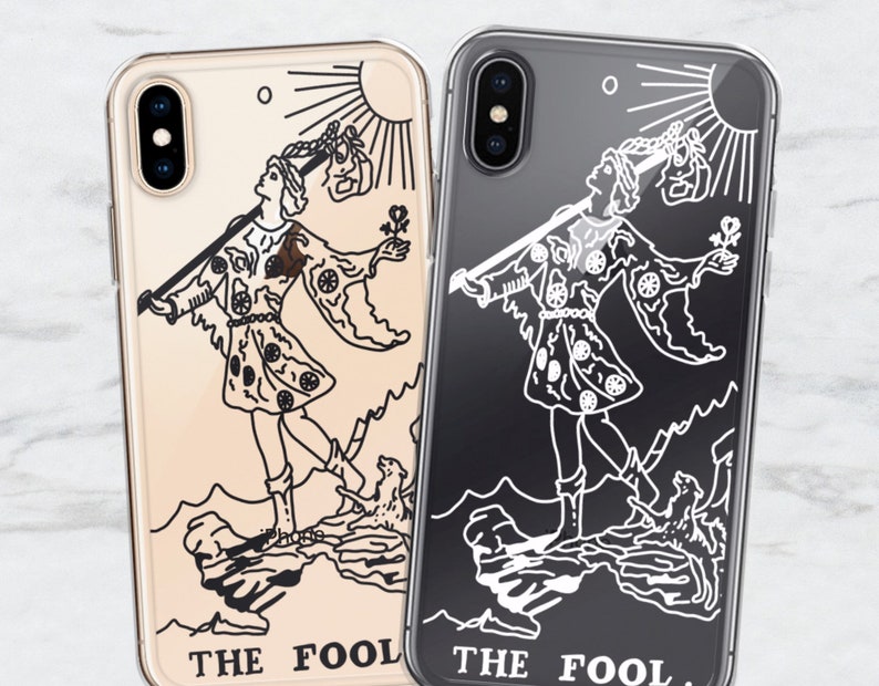 The Fool Tarot Card Phone Case For iPhone 11 Pro Max 7 8 Plus image 0