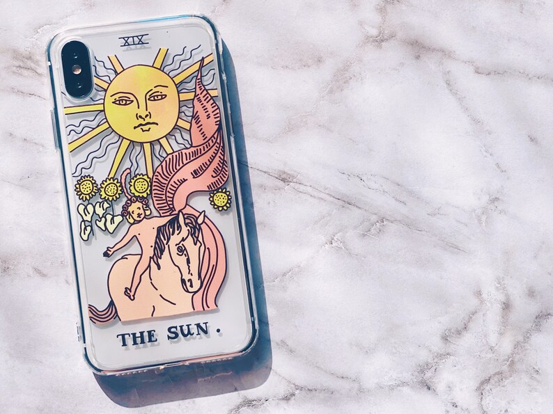 The Sun Tarot Card Phone Case For iPhone 14 Plus 13 Pro Max 12 Mini  7 8 SE 2022 iPhone X XR Case Witchy Case The Urban Flair 