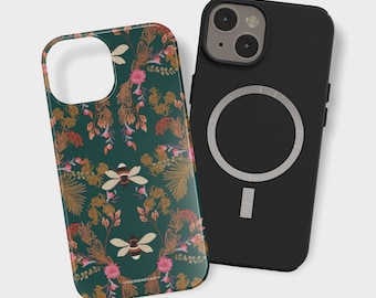 Vintage Bees Print MagSafe Phone Case For iPhone 17 16 15 14 13