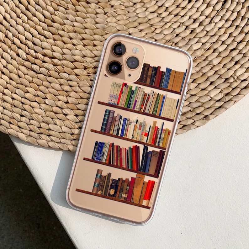 Book Shelf Phone Case For iPhone 12 11 Pro 7 8 Plus X 10 XR XS Etsy