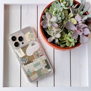 Allow Life To Be Aesthetic Collage Phone Case For iPhone 16 15 14 13 12 Mini XR SE 2022 7 8 S25 S24 Abstract Design MagSafe Phone Case