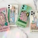 Pastel Psychedelic Aesthetic Tarot Card Phone Case For iPhone 13 12 Mini 7 8 SE XR The High Priestess World Empress Magician 