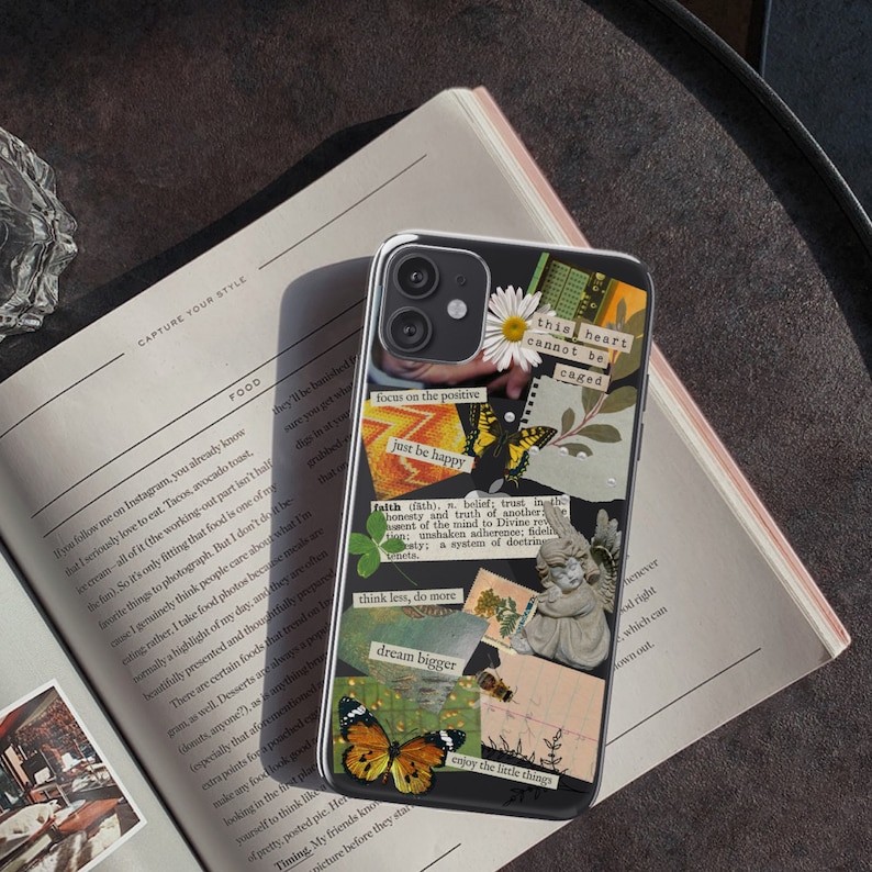 Aesthetic Collage Clear Phone Case For iPhone 11 Pro Max XR XS Etsy