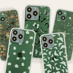 Best Phone Cases For Alpine Green iPhone 13 Pro and 13 Pro Max, MagSafe Case With Aesthetic Designs For iPhone 16 15 14 12 11 7 8 SE S25 S24