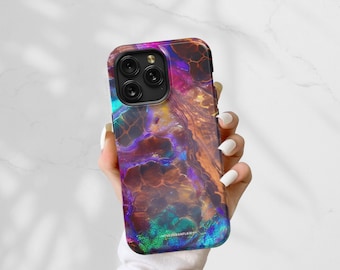 Tortoise Shell Print MagSafe Phone Case For iPhone 17 16 15 14 13