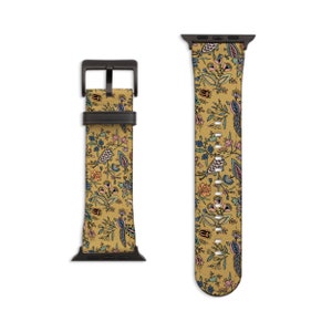 Vintage Chintz Print Apple Watch Band For Apple Watch Straps 38mm 41mm 40mm 42mm 44mm 45mm 46mm 49mm Series 3 4 5 6 7 8 9 10 SE Ultra