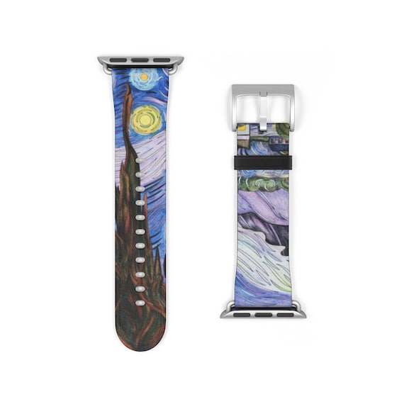 Starry Night Apple Watch Band for Series 3 4 5 6 7 8 9 10 11  display picture 3