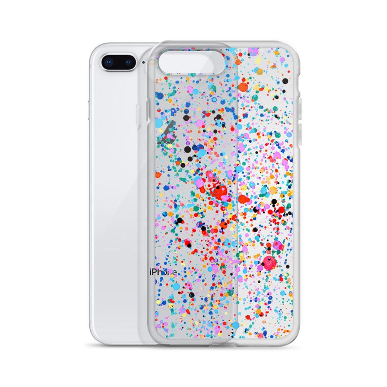 Colorful Paint Splatter Phone Case For iPhone 12 11 Pro XR XS Etsy