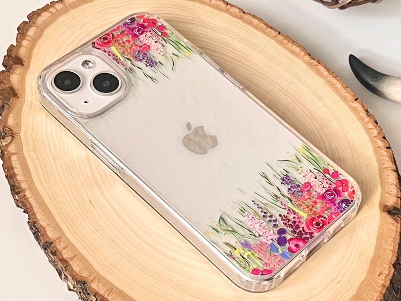 Pretty Spring Flowers Phone Case For iPhone 15 14 13 Pro Max 12 Mini XR 7 8 SE 2022 S24 Aesthetic Floral Design The Urban Flair On Sale image 8