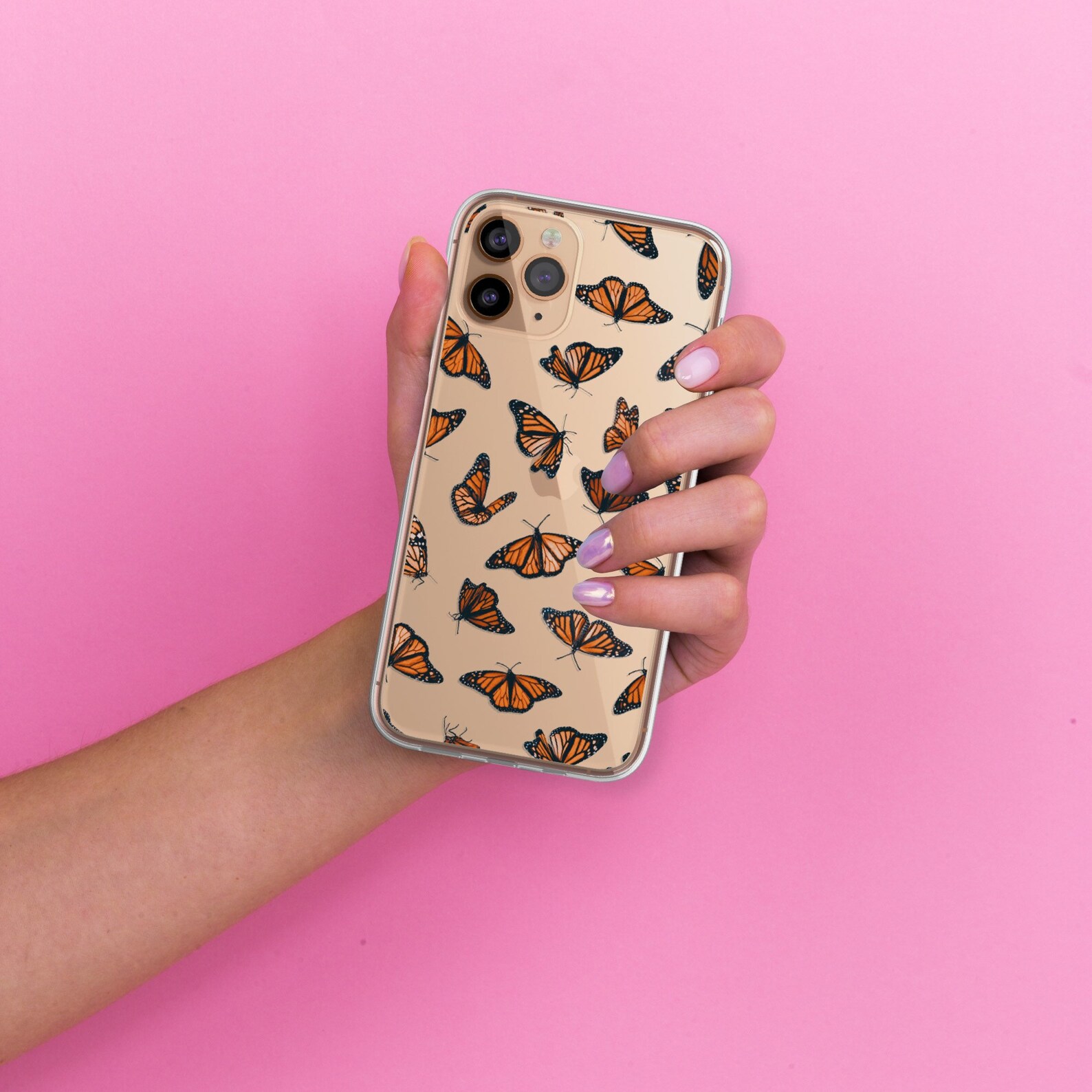 Cute Monarch Butterfly Case For iPhone 12 Mini 11 Pro Max 7 8 Etsy