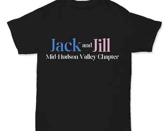 ADULT 2024B Design „Jack und Jill“ Schwarzes Hemd