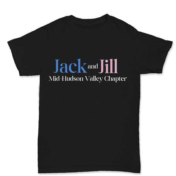 KIDS 2024B Design “Jack and Jill” Black Shirt
