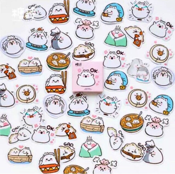Buy 45pcs Cute Little Dumpling Stickers Cartoon Scrapbooking Online in India - Etsy Buy 45pcs Cute Little Dumpling Stickers Cartoon Scrapbooking Online in India - Etsy