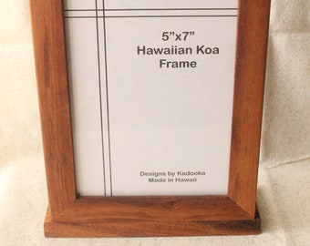 Standing Koa Picture Frame