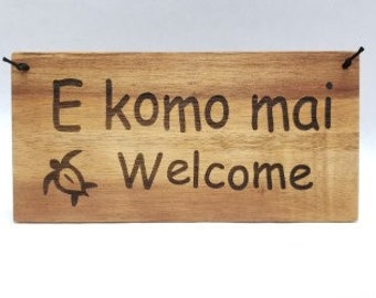 Laser Engraved Koa Signs