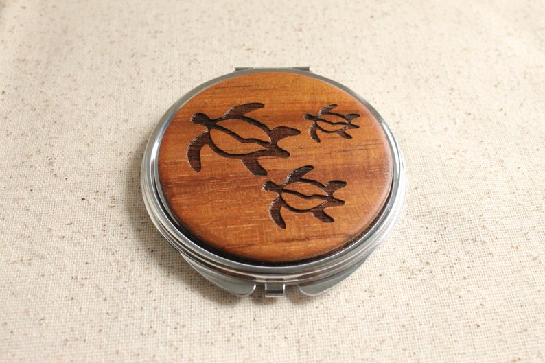 Hawaiian Koa Compact Mirror image 8