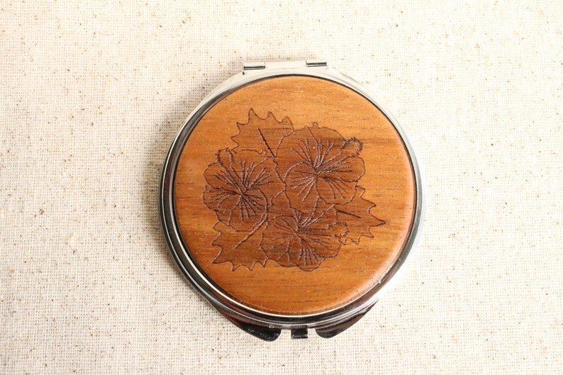 Hawaiian Koa Compact Mirror image 10