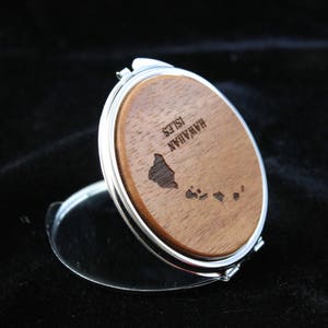 Hawaiian Koa Compact Mirror image 4