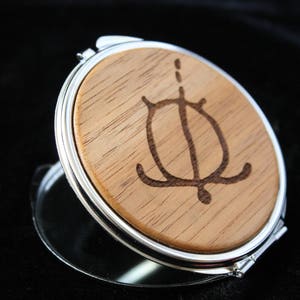 Hawaiian Koa Compact Mirror image 6