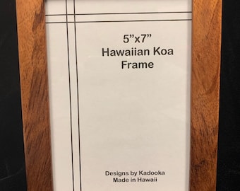 Koa Easel Picture Frame