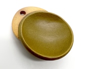 Spoon, Khaki, Safari, Brown, Small, Handmade, Ceramic, Glazed, Pottery, Unique