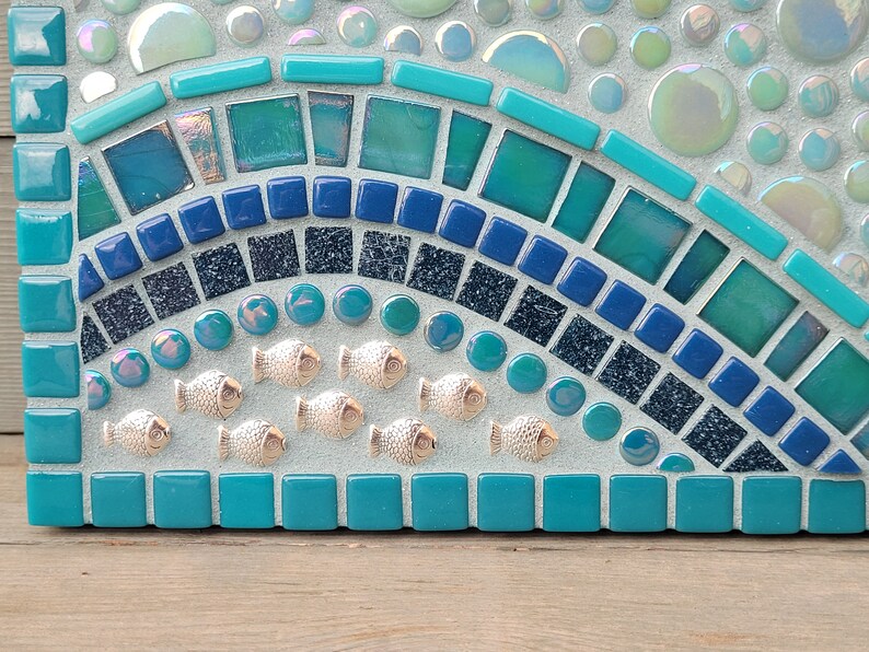 Mosaic Wall Art Abstract Mosaic Art Handmade Mosaic Wall Etsy