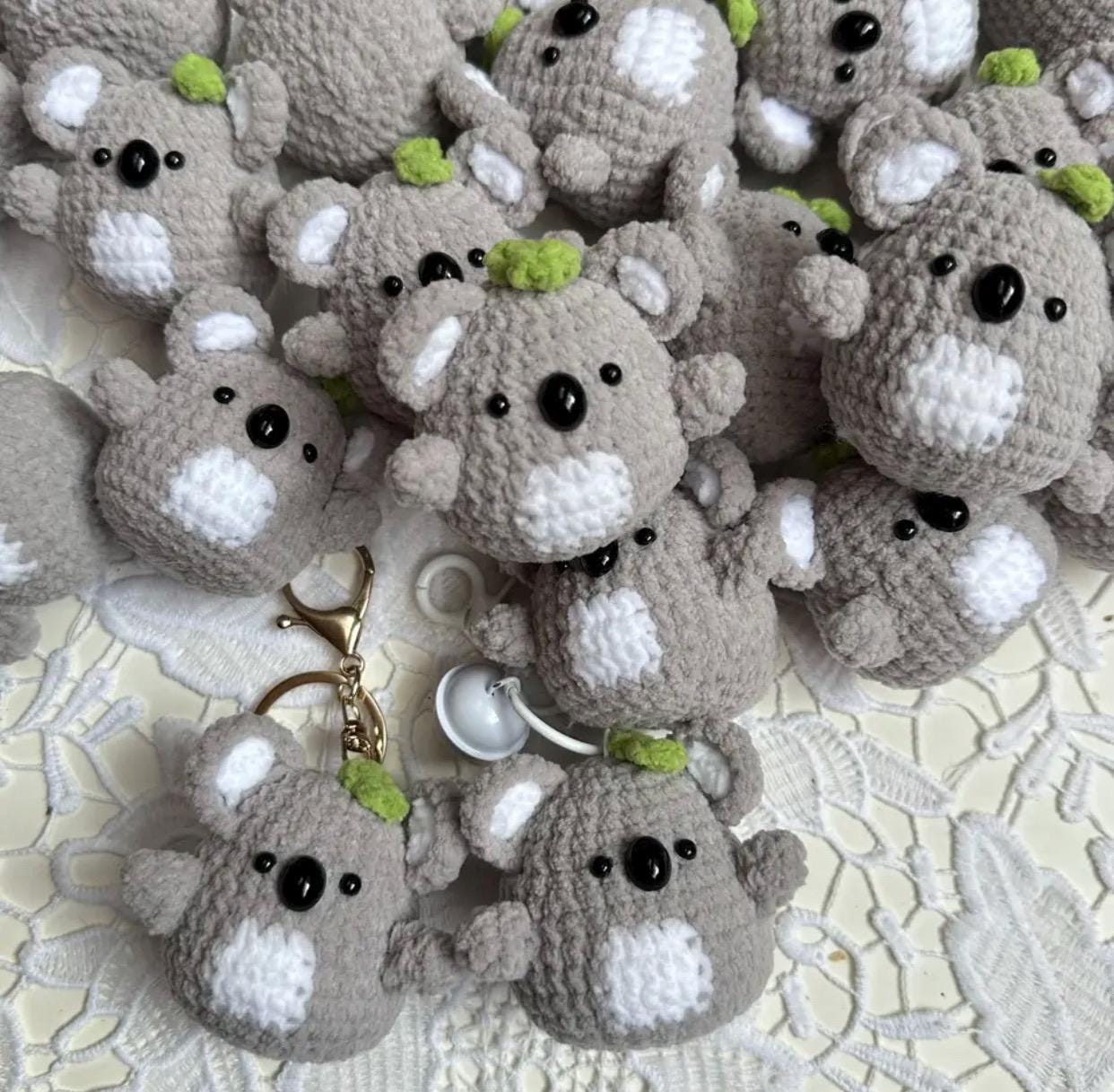 Plüsch Koala Schlüsselanhänger – Flauschiger Kuscheltier-Anhänger Für Schlüssel & Tasche (ca. 10 Cm, Realistisch)