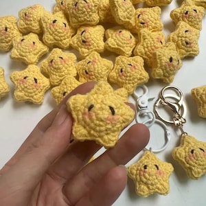Handmade Crochet Star Keychain - Adorable & Fun Accessory