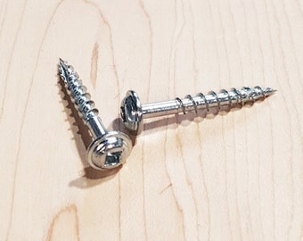 1 1/4'' Pocket Hole Screws / Woodworking Screws for 3/4'' Wood